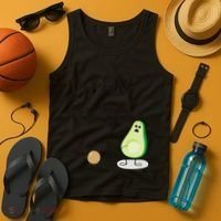 Boo You Scared The Pit Out Of Me Funny Ghost Avocado Gift Tank Top thumb 4