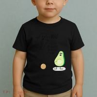 Boo You Scared The Pit Out Of Me Funny Ghost Avocado Gift Toddler T-Shirt thumb 2