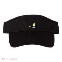 Boo You Scared The Pit Out Of Me Funny Ghost Avocado Gift Visor thumb 0