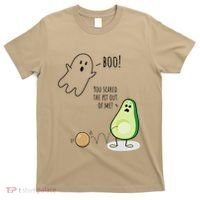 Boo You Scared The Pit Out Of Me Funny Ghost Avocado Gift T-Shirt thumb 0