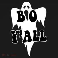 Boo Yall Spooky Ghost Halloween Backpack thumb 2