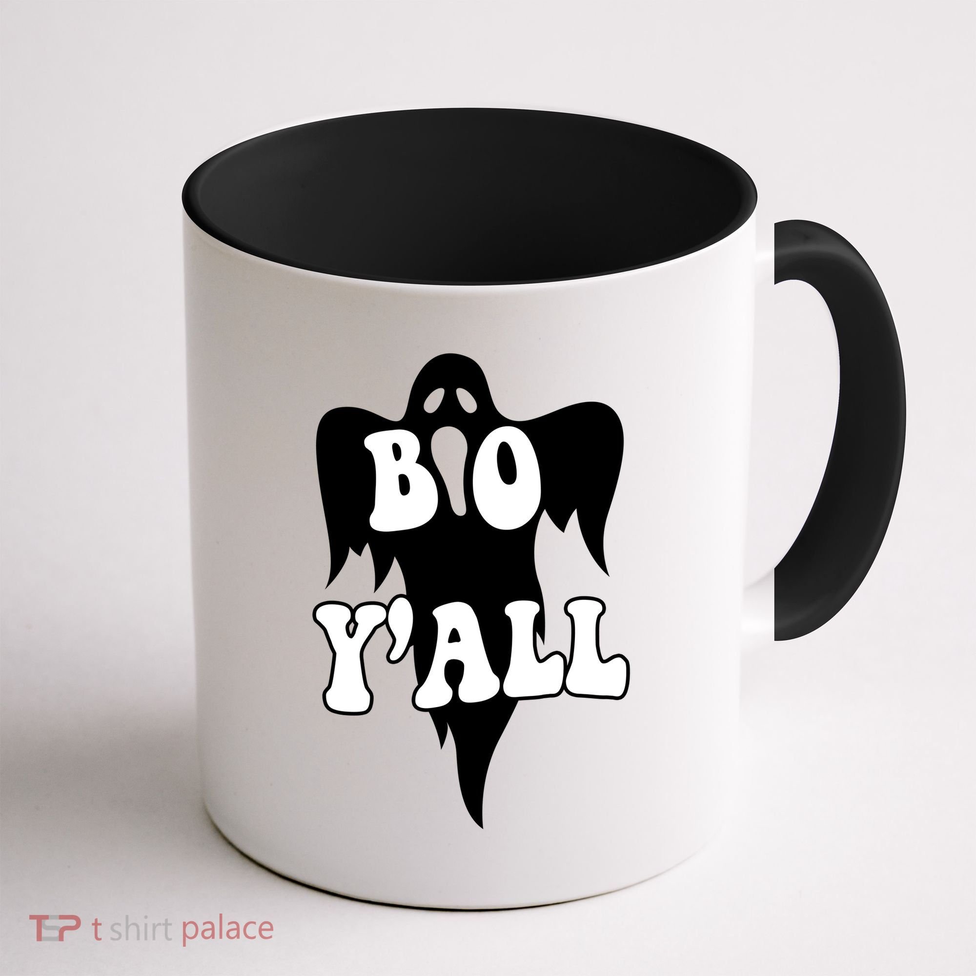 Boo Yall Spooky Ghost Halloween Coffee Mug