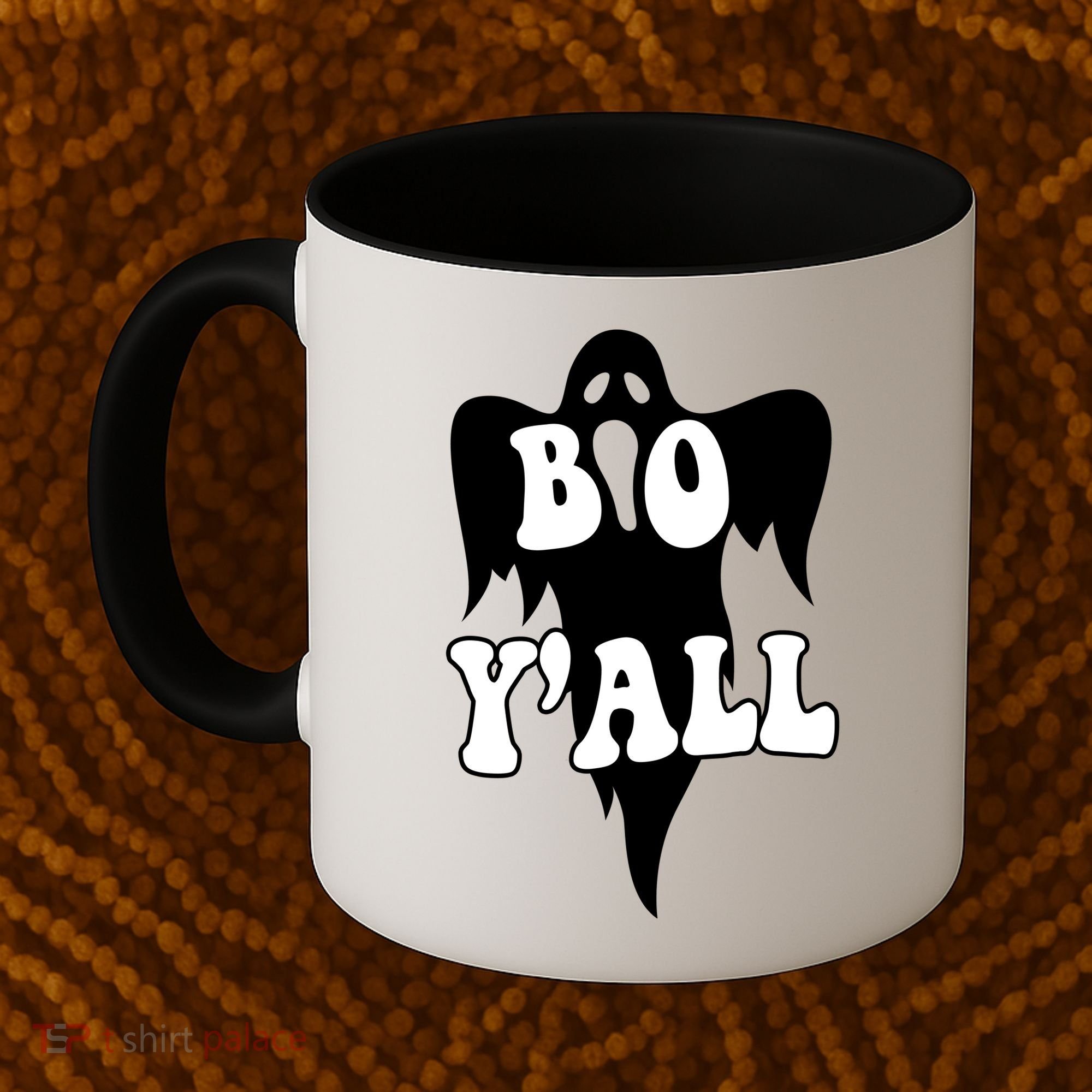 Boo Yall Spooky Ghost Halloween Coffee Mug
