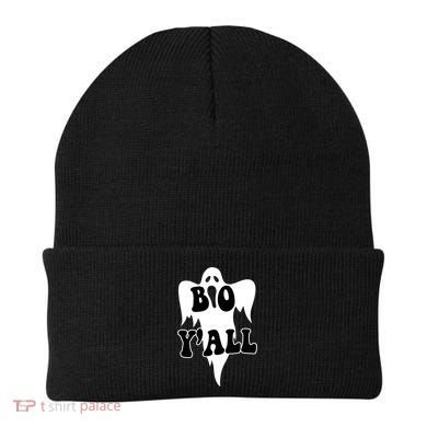 Boo Yall Spooky Ghost Halloween Beanie
