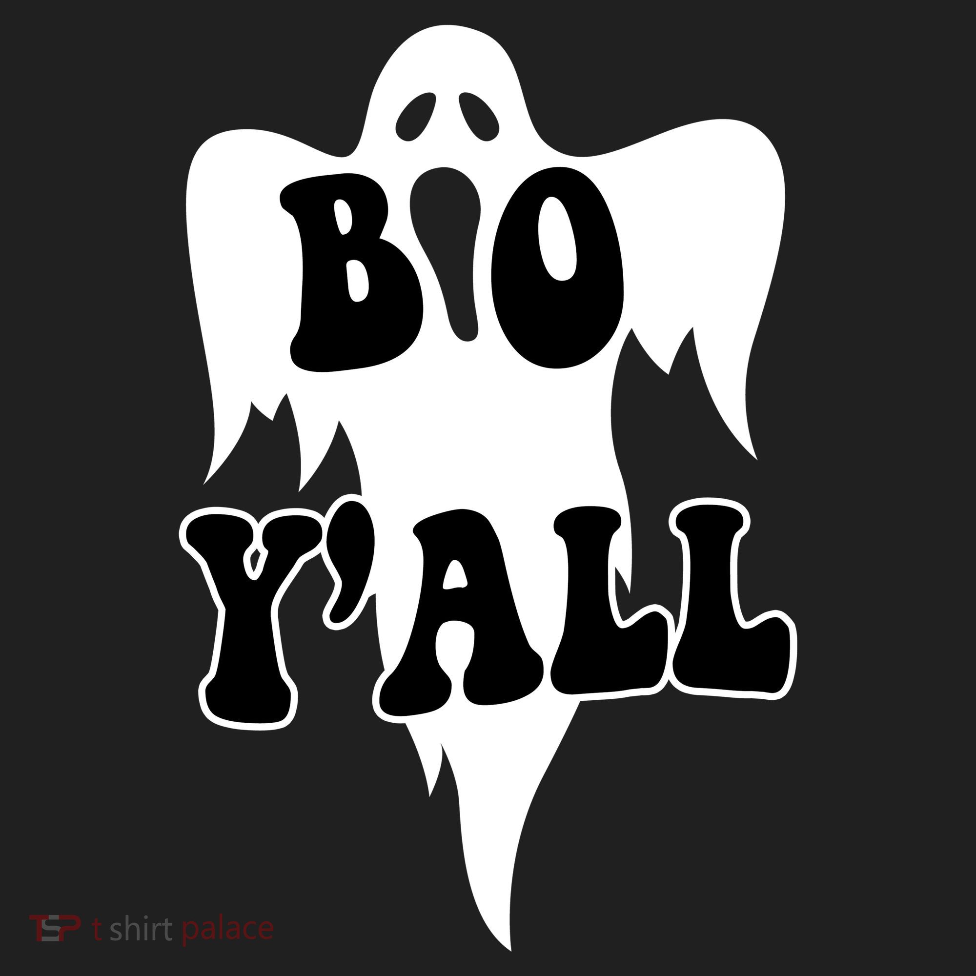 Boo Yall Spooky Ghost Halloween Tumbler