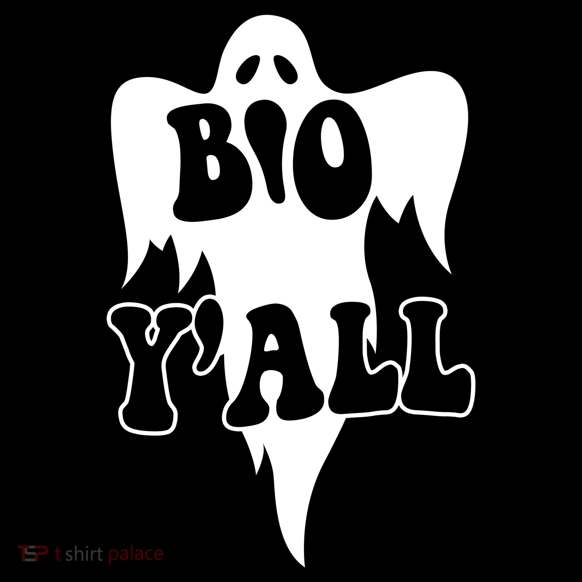 Boo Yall Spooky Ghost Halloween Mousepad