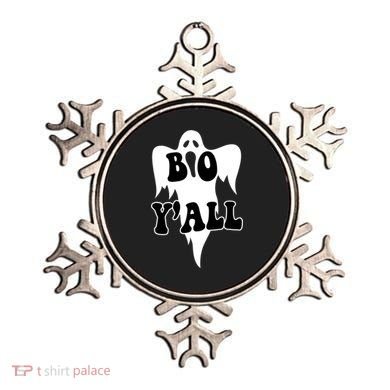 Boo Yall Spooky Ghost Halloween Ornament