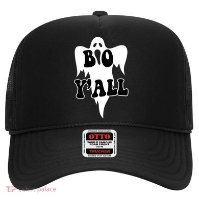 Boo Yall Spooky Ghost Halloween Hat