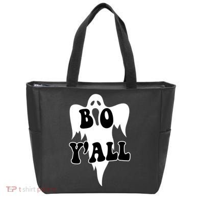 Boo Yall Spooky Ghost Halloween Tote Bag