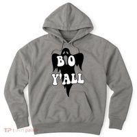 Boo Yall Spooky Ghost Halloween Hoodie thumb 0
