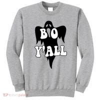 Boo Yall Spooky Ghost Halloween Sweatshirt thumb 0