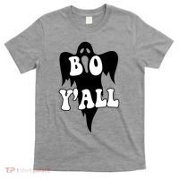 Boo Yall Spooky Ghost Halloween T-Shirt thumb 0