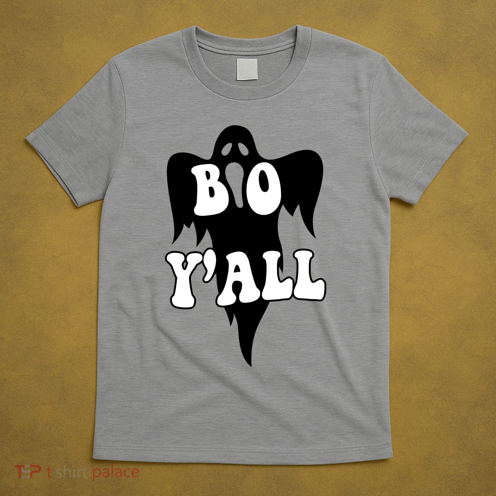Boo Yall Spooky Ghost Halloween T-Shirt