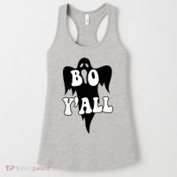 Boo Yall Spooky Ghost Halloween Women's Tank Top thumb 0