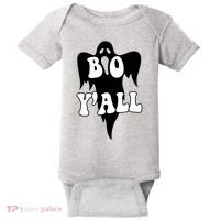 Boo Yall Spooky Ghost Halloween Baby Bodysuit thumb 0