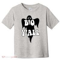 Boo Yall Spooky Ghost Halloween Toddler T-Shirt thumb 0