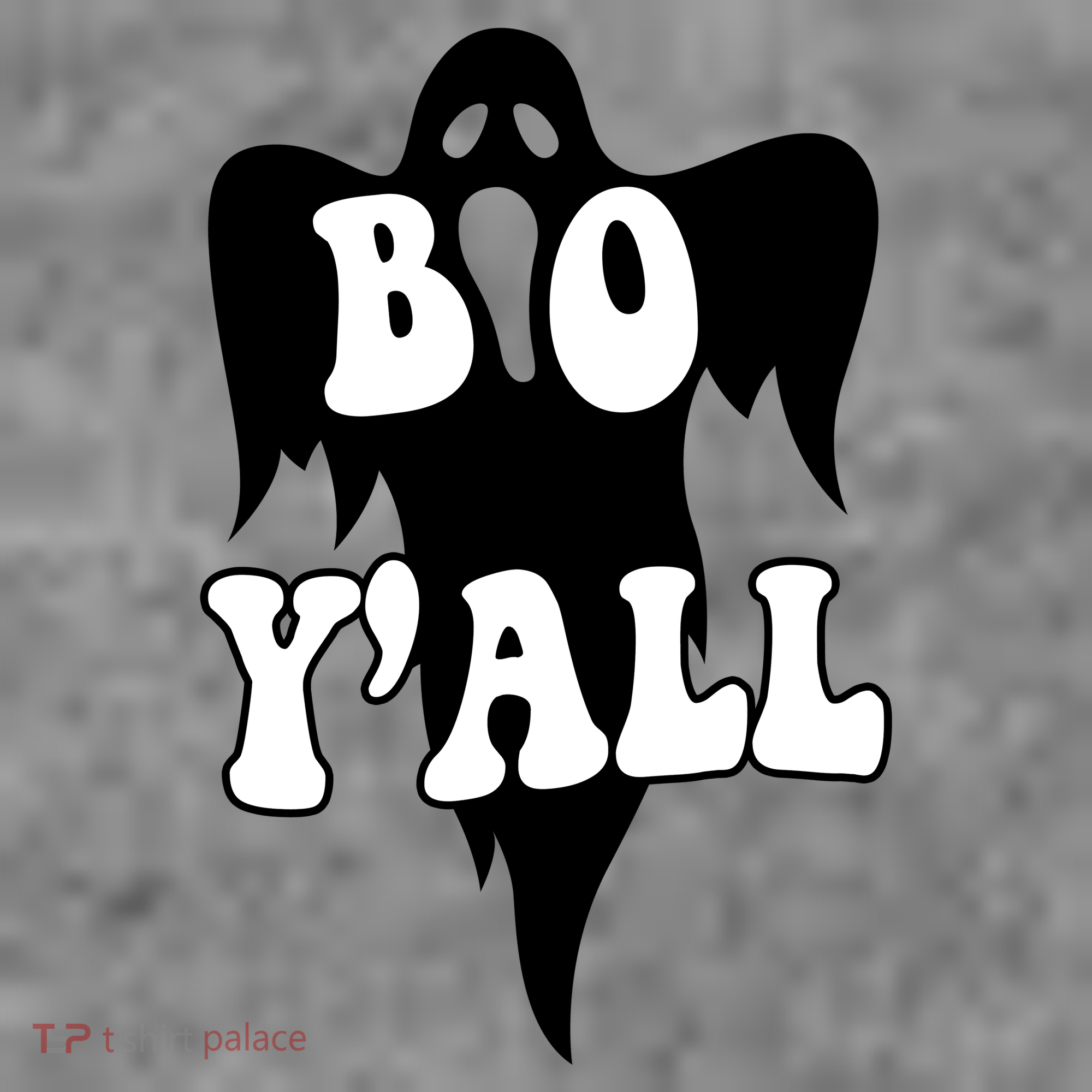 Boo Yall Spooky Ghost Halloween Women's T-Shirt