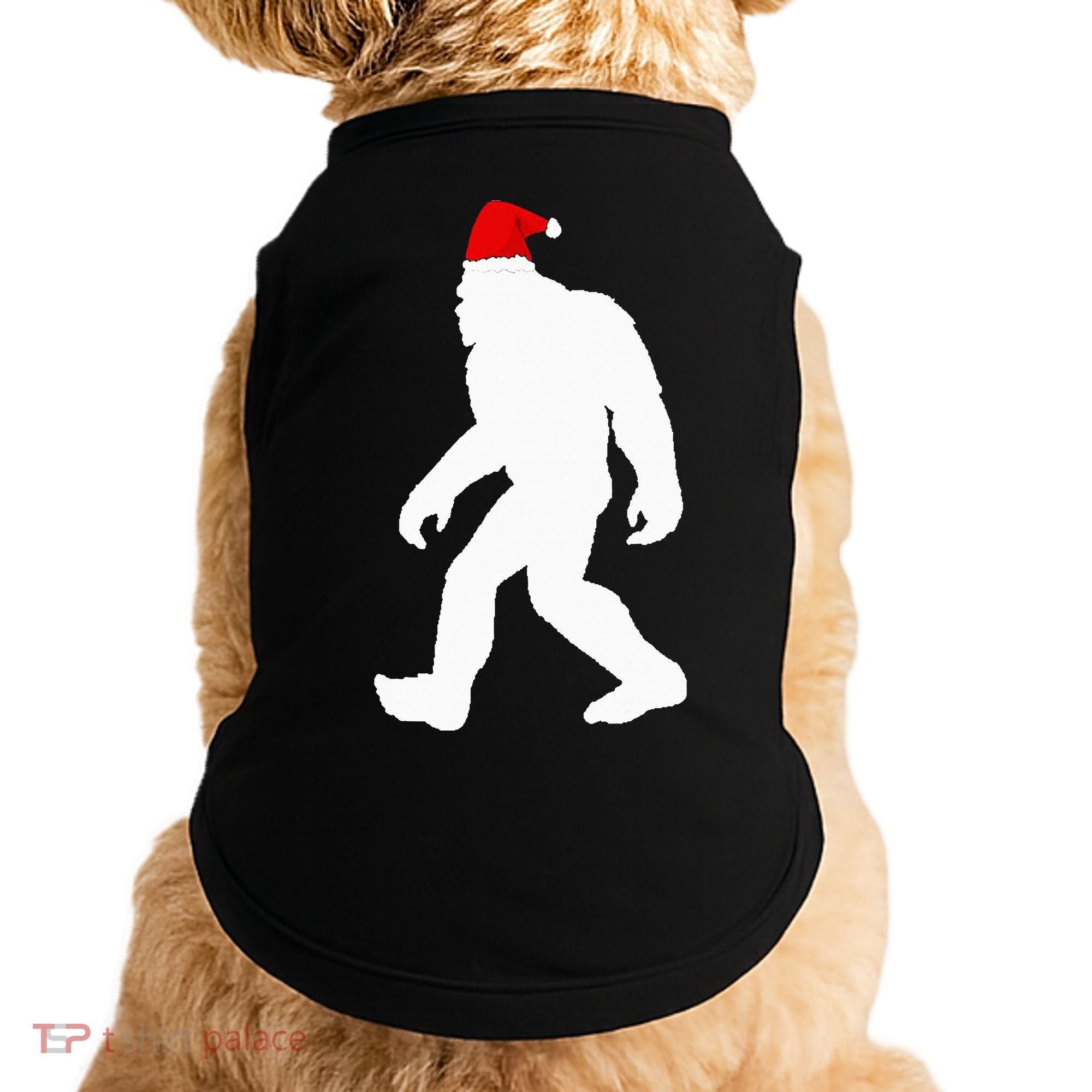 Bigfoot Yeti Sasquatch Ugly Christmas Sweater Gift  Doggie Tank