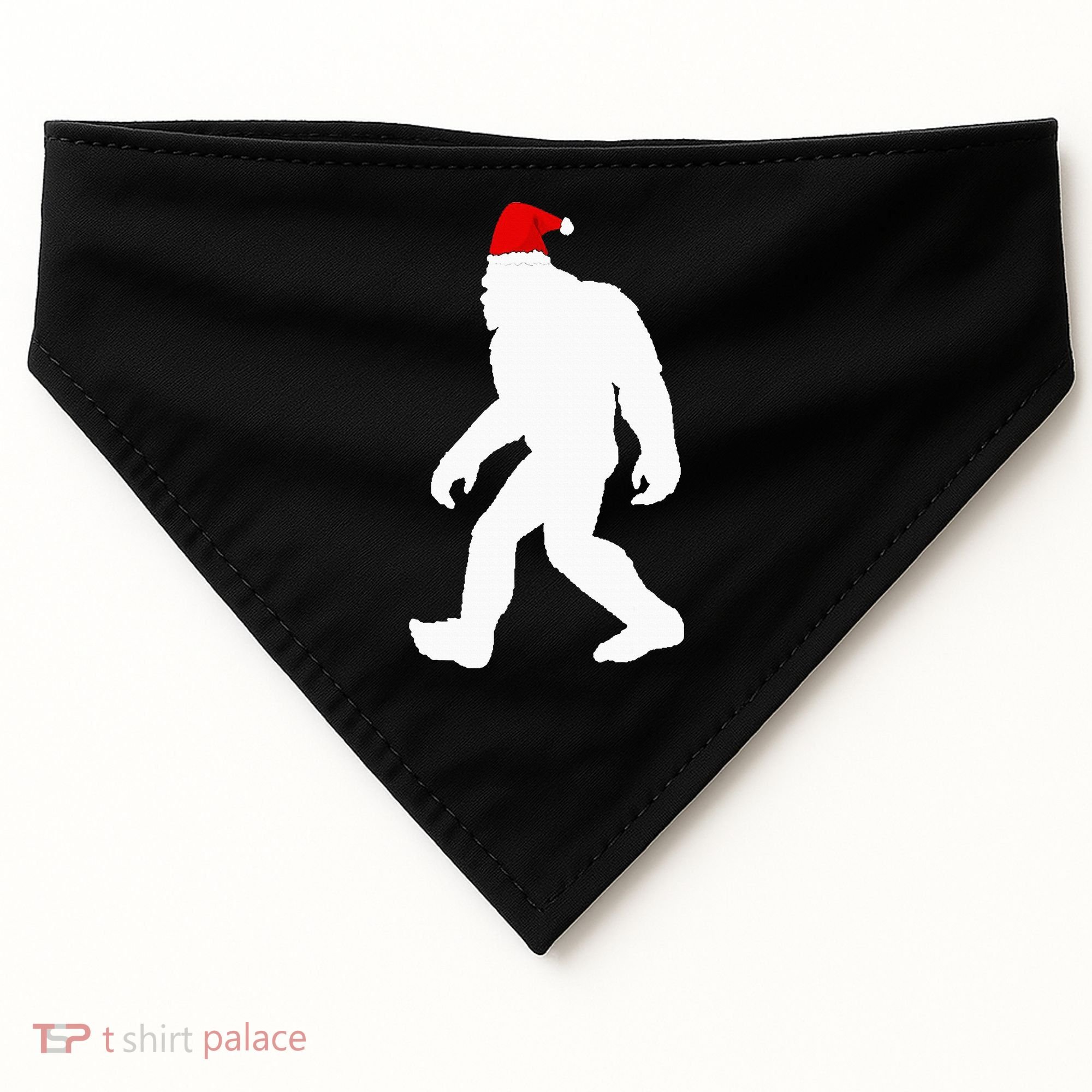 Bigfoot Yeti Sasquatch Ugly Christmas Sweater Gift  USA-Made Doggie Bandana