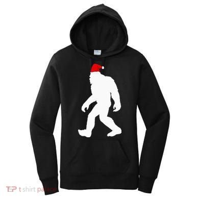 Bigfoot Yeti Sasquatch Ugly Christmas Sweater Gift  Women's Hoodie