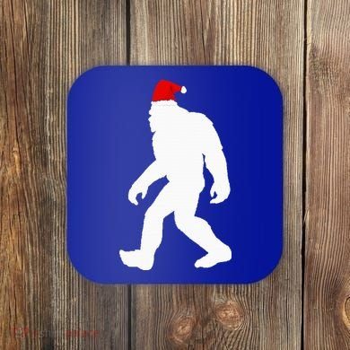 Bigfoot Yeti Sasquatch Ugly Christmas Sweater Gift  Coaster