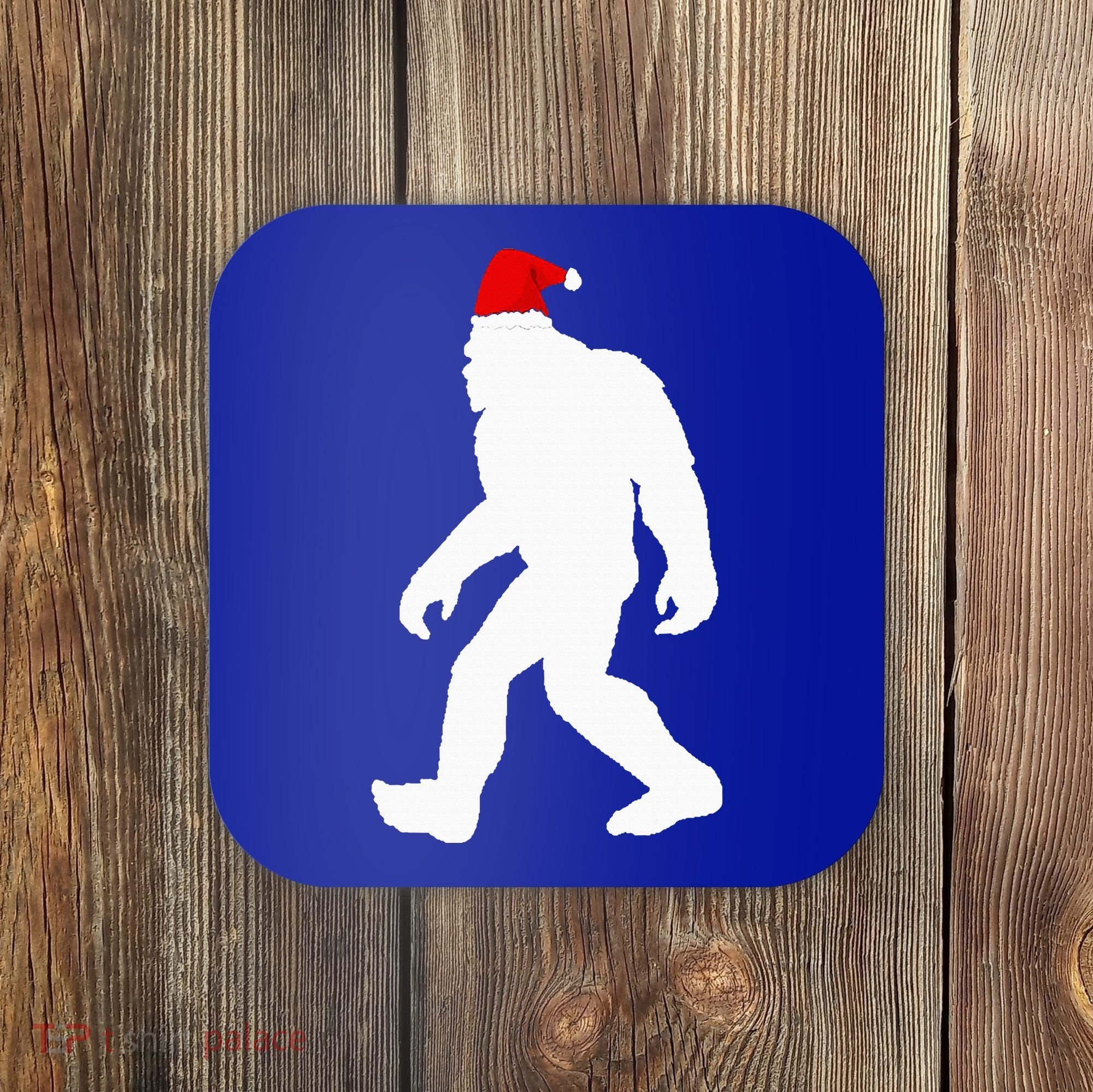 Bigfoot Yeti Sasquatch Ugly Christmas Sweater Gift  Coaster
