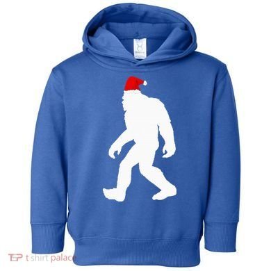Bigfoot Yeti Sasquatch Ugly Christmas Sweater Gift  Toddler Hoodie
