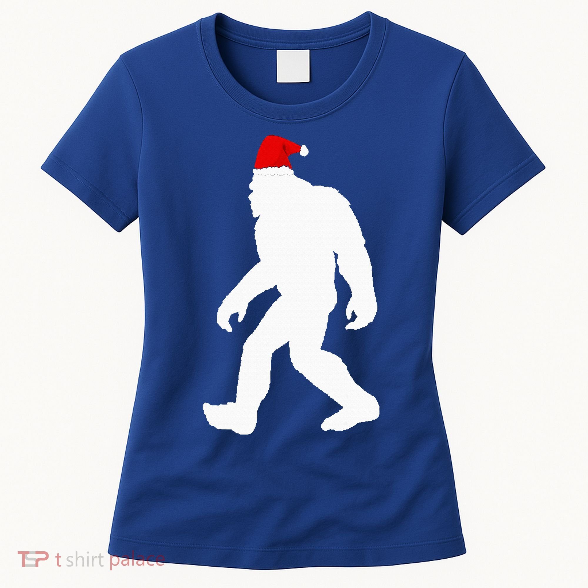 Bigfoot Yeti Sasquatch Ugly Christmas Sweater Gift  Women's T-Shirt