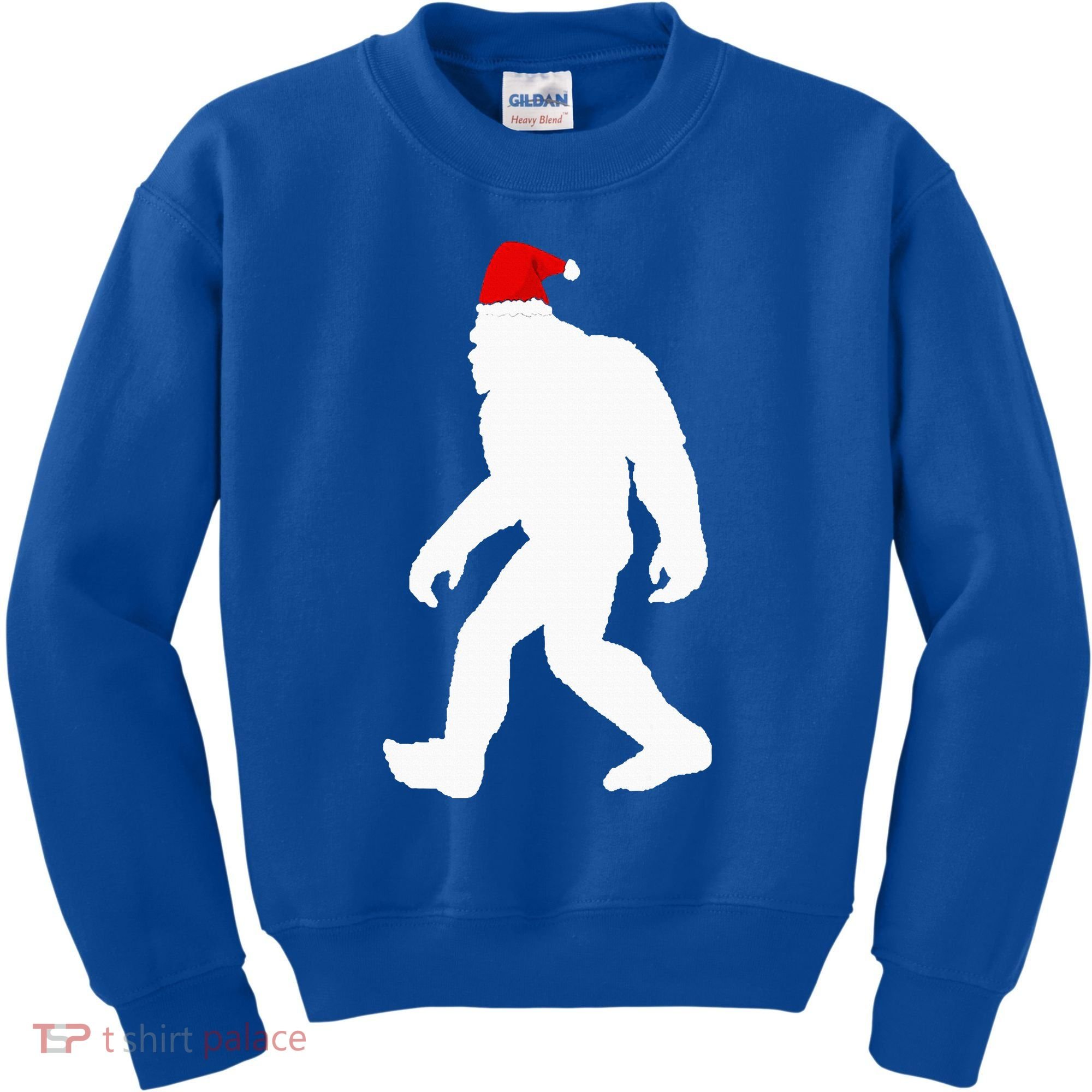 Bigfoot Yeti Sasquatch Ugly Christmas Sweater Gift  Kids Sweatshirt
