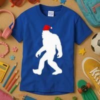Bigfoot Yeti Sasquatch Ugly Christmas Sweater Gift  Kids T-Shirt thumb 3