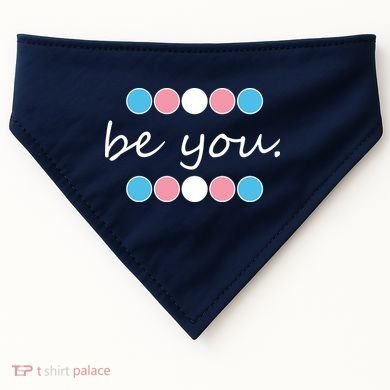 Be You Transgender Pride Month USA-Made Doggie Bandana