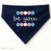 Be You Transgender Pride Month USA-Made Doggie Bandana thumb 0