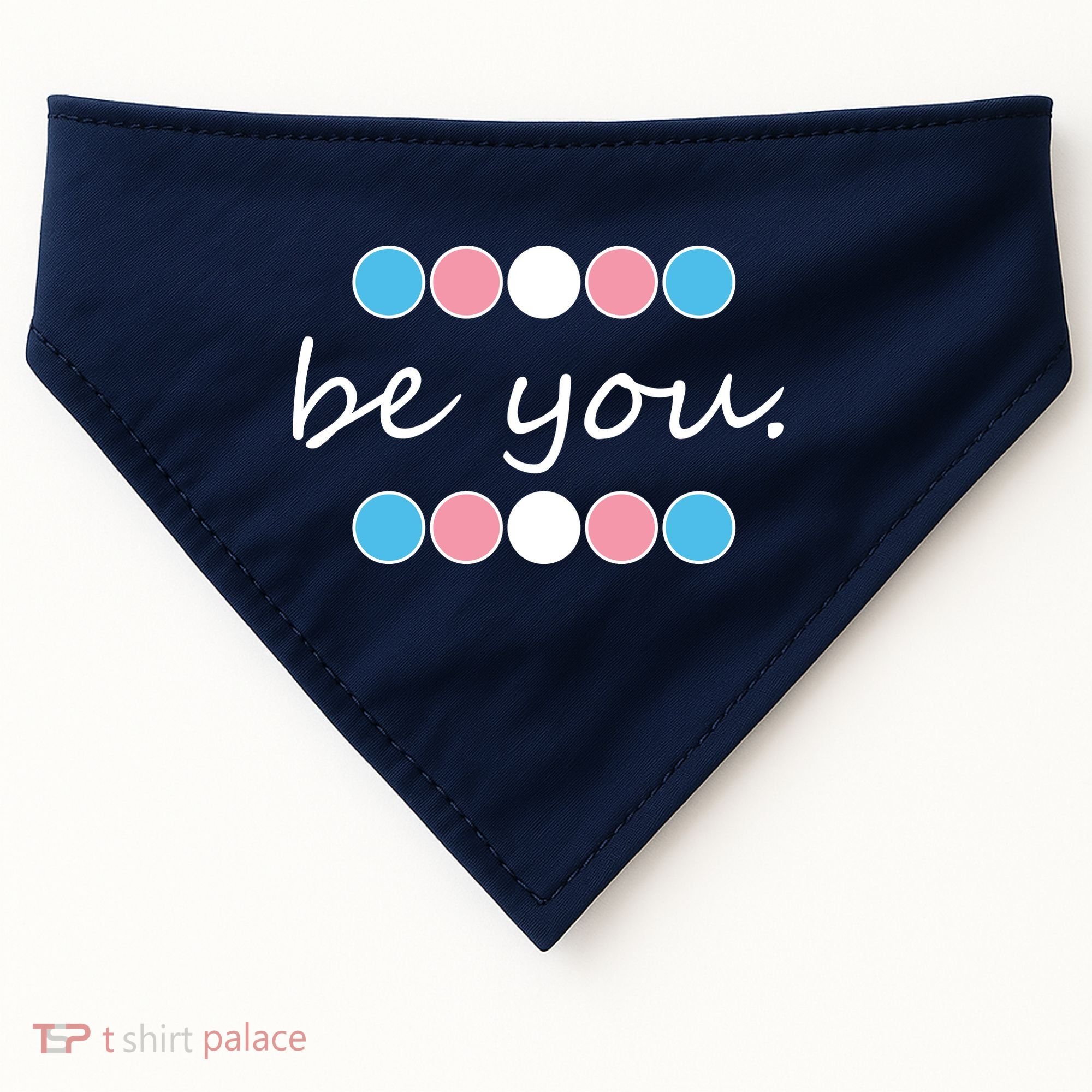 Be You Transgender Pride Month USA-Made Doggie Bandana