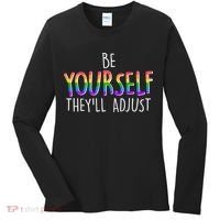 Be Yourself They'll Adjust Women's Long Sleeve Shirt thumb 0