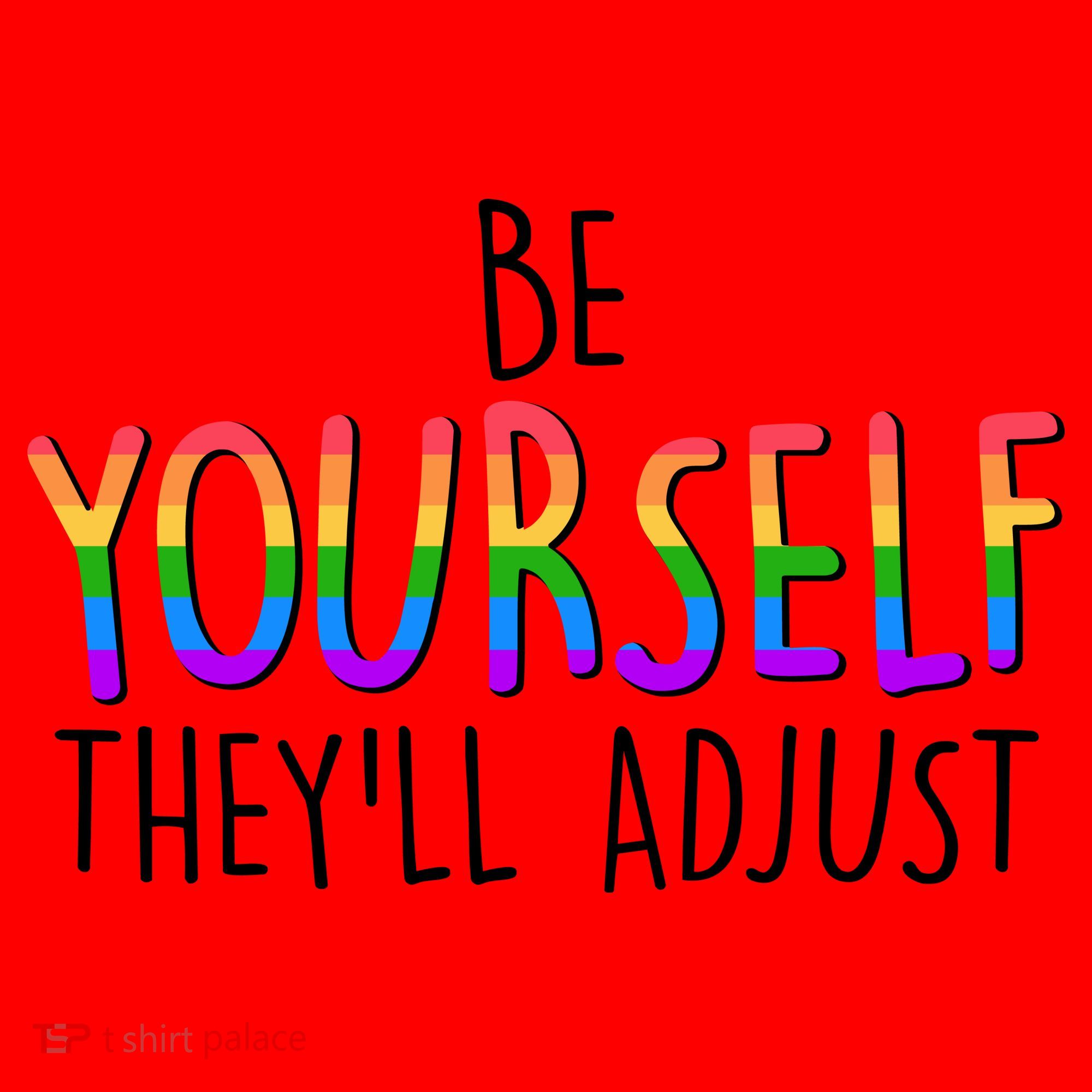 Be Yourself They'll Adjust Santa Hat
