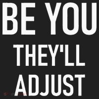 Be You Theyll Adjust Inspirational Sayings. Golf Towel thumb 3