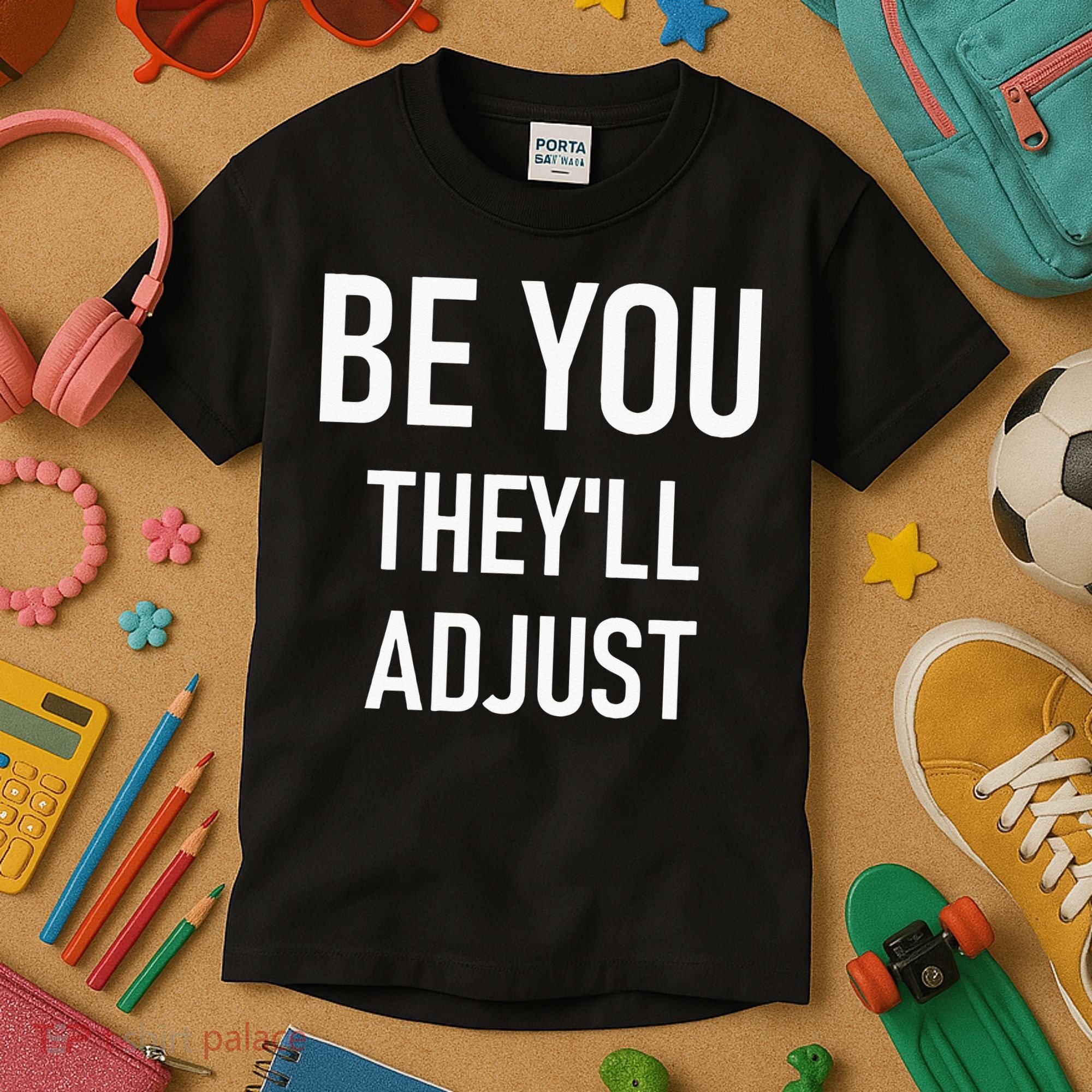 Be You Theyll Adjust Inspirational Sayings. Kids T-Shirt