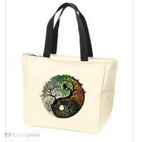 Buddhist Yin Yang Zen Tree Of Life Tote Bag thumb 3