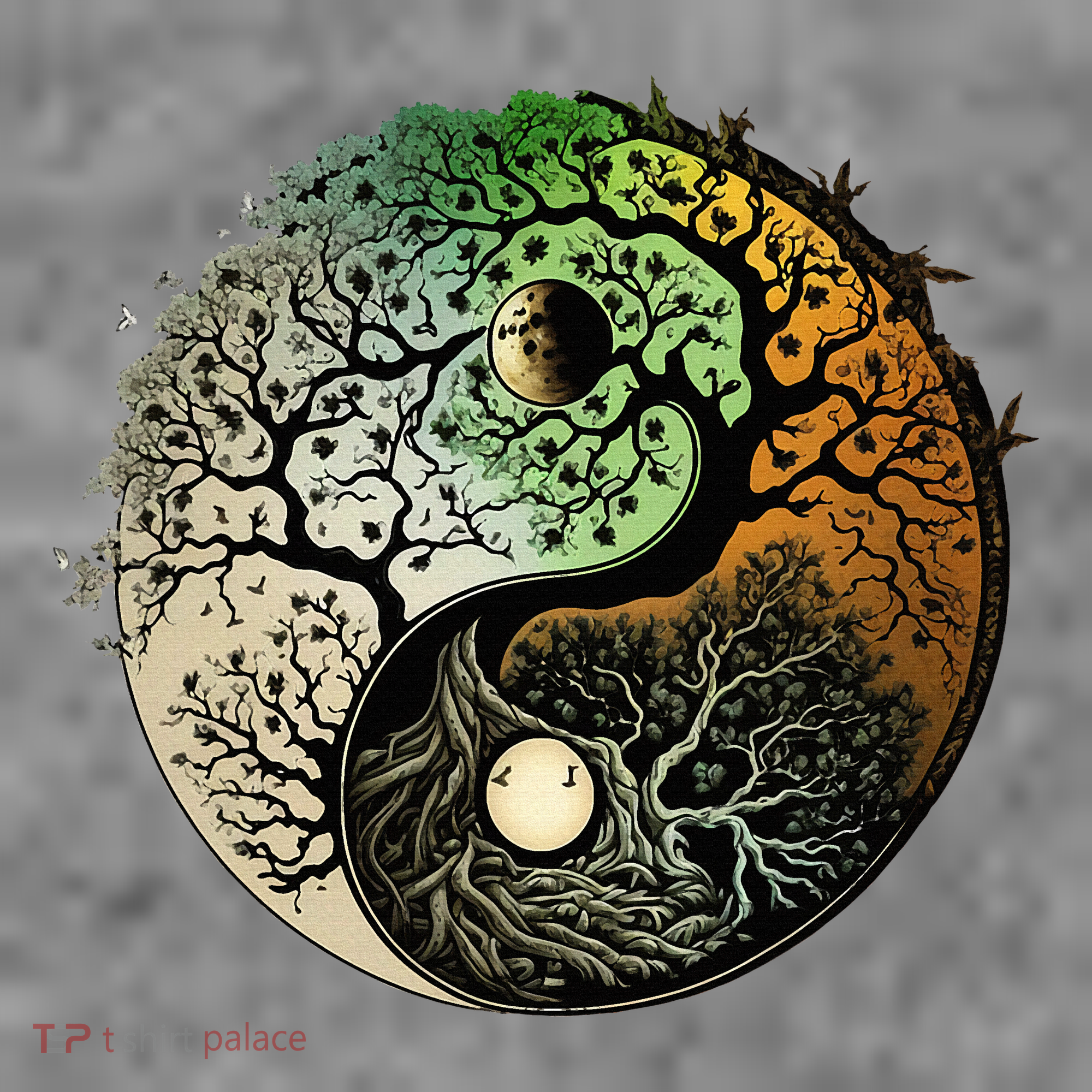 Buddhist Yin Yang Zen Tree Of Life Toddler Hoodie
