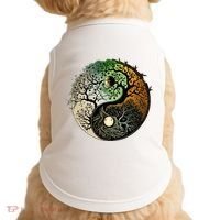 Buddhist Yin Yang Zen Tree Of Life Doggie Tank thumb 0
