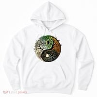 Buddhist Yin Yang Zen Tree Of Life Hoodie thumb 0