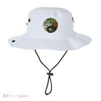 Buddhist Yin Yang Zen Tree Of Life Bucket Hat thumb 0
