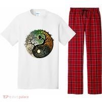 Buddhist Yin Yang Zen Tree Of Life Pajama Set thumb 0