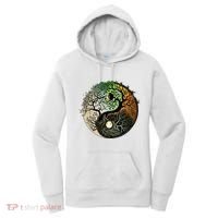 Buddhist Yin Yang Zen Tree Of Life Women's Hoodie thumb 0