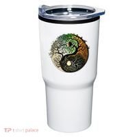Buddhist Yin Yang Zen Tree Of Life Tumbler thumb 0