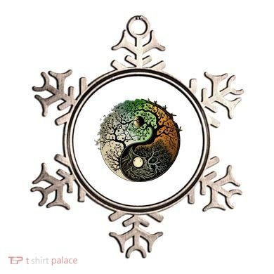 Buddhist Yin Yang Zen Tree Of Life Ornament