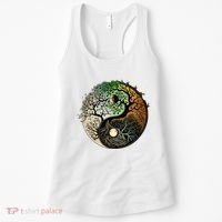 Buddhist Yin Yang Zen Tree Of Life Women's Tank Top thumb 0