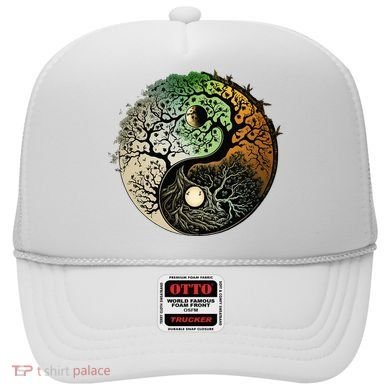 Buddhist Yin Yang Zen Tree Of Life Hat