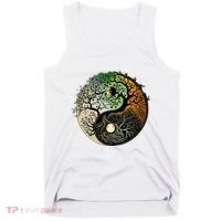 Buddhist Yin Yang Zen Tree Of Life Tank Top thumb 0