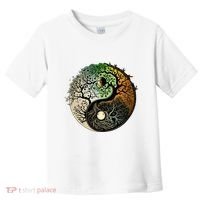 Buddhist Yin Yang Zen Tree Of Life Toddler T-Shirt thumb 0
